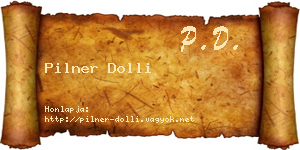 Pilner Dolli névjegykártya